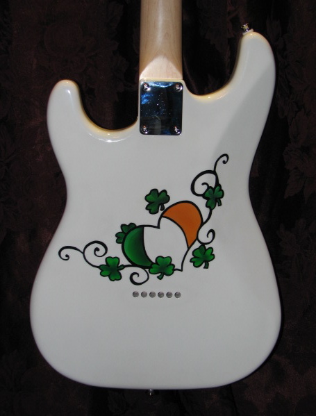 Tattoo Guitar back design