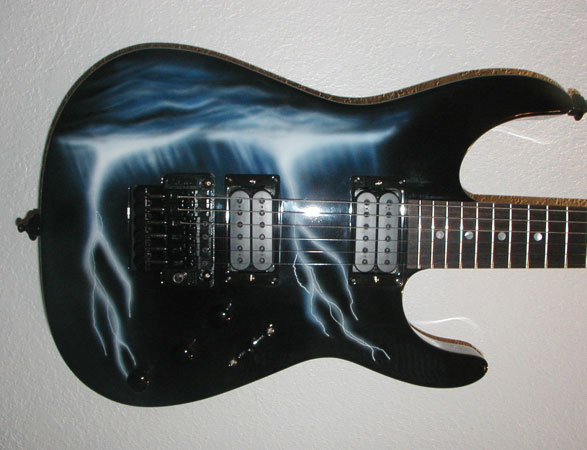 Lightning Bolts Guitar