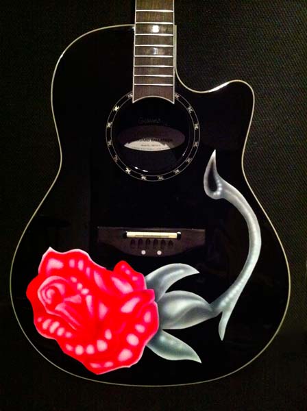 Ovation Rose Guitar