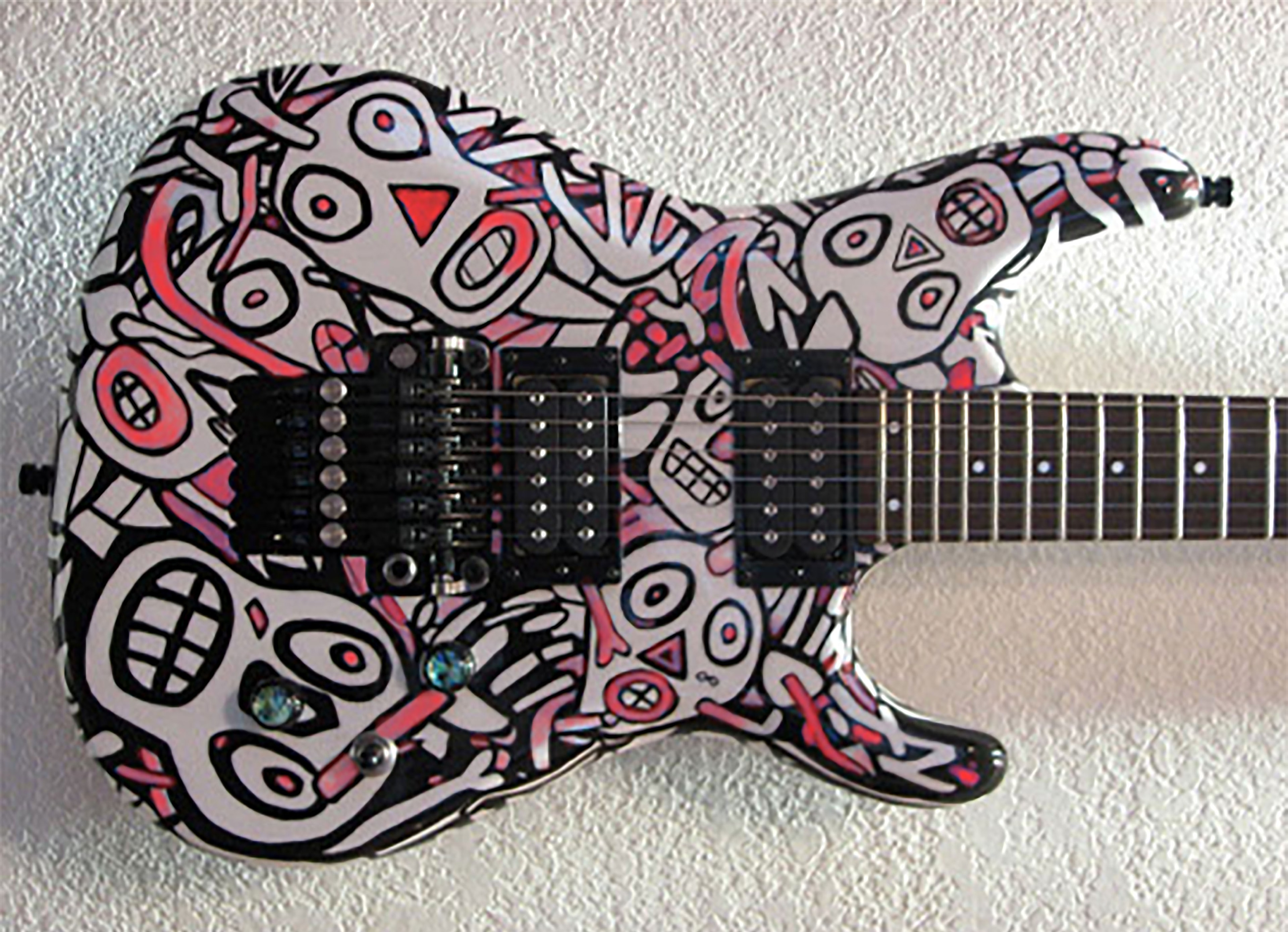 JS Red Donnie — replica guitar by Guitar Guru LLC