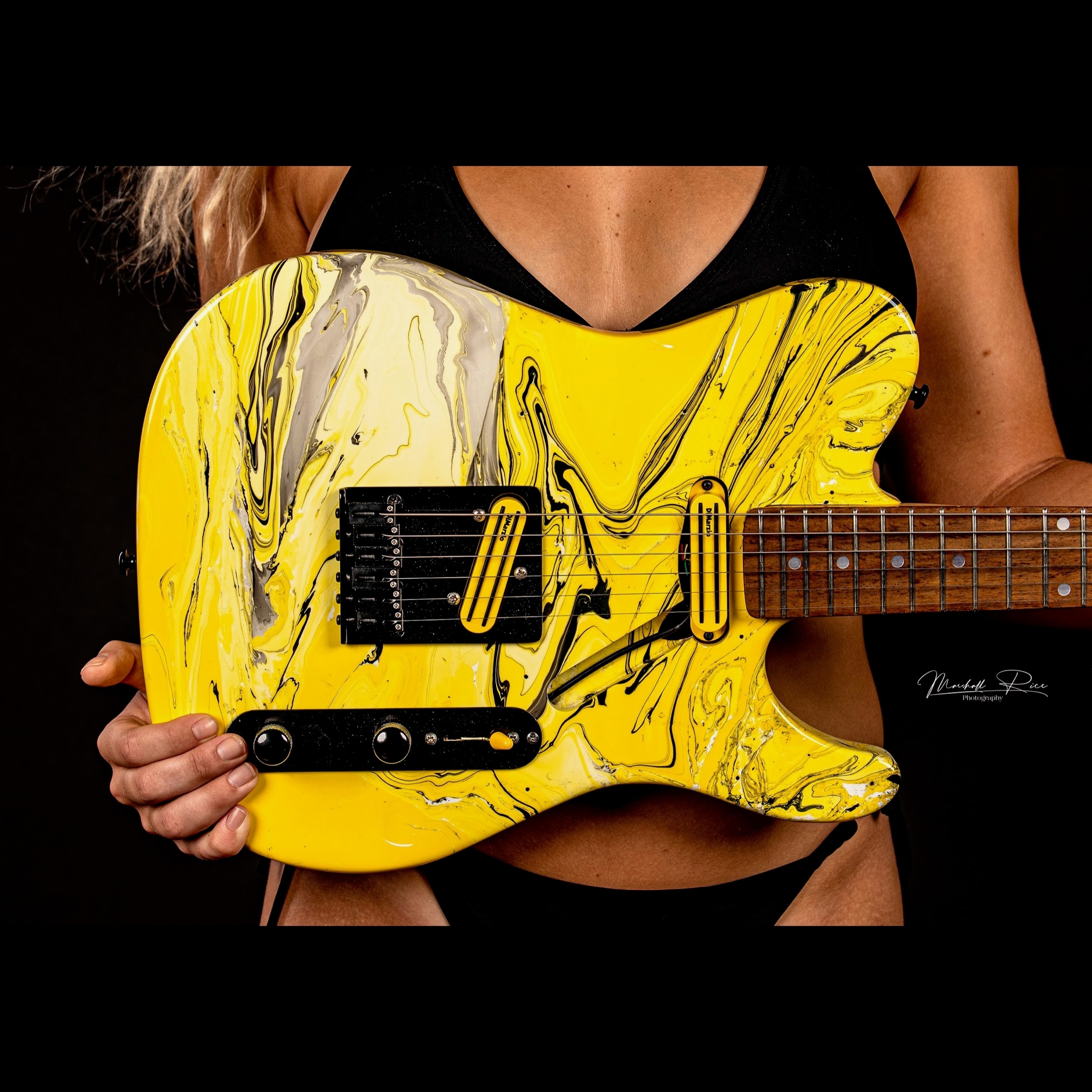 Swirl 15 — custom swirl guitar by Guitar Guru LLC