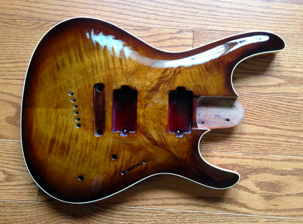 Mayones Custom Stain — stained guitar by Guitar Guru LLC