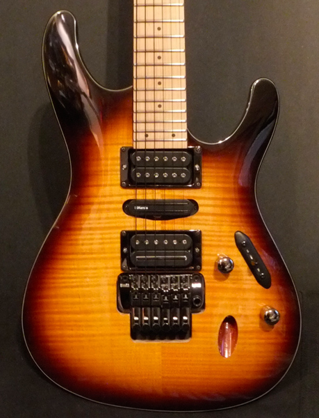 Ibanez S Series — Dark Burst — stained guitar by Guitar Guru LLC