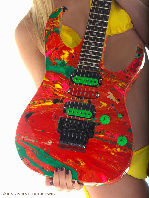 Swirl #11 — custom swirl guitar by Guitar Guru LLC