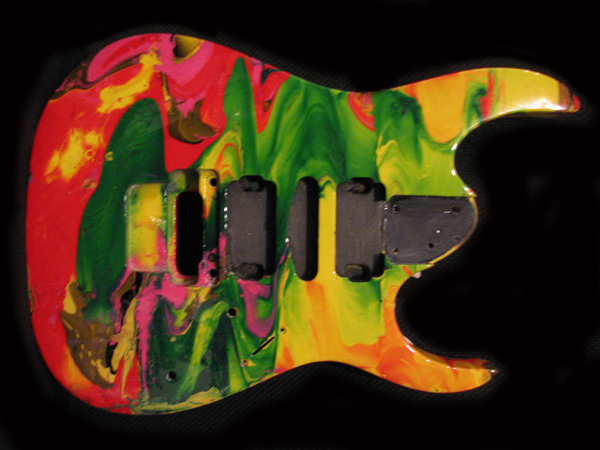 Swirl #8 — custom swirl guitar by Guitar Guru LLC