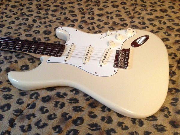 Jeff Beck Vintage Cream (back) — vintage color by Guitar Guru LLC