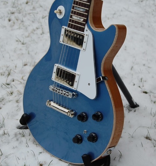 Pelham Blue Les Paul — vintage color by Guitar Guru LLC